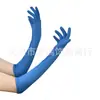 Accesorios para Mujer de los Años 1920 Spandex Satén Flocado Guantes de Charol Accesorios de Disfraz para Fiesta de Baile Transfronteriza en Stock