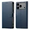 Adecuado para iPhone 18 PRO, funda tipo cartera con patrón de lichi, funda para teléfono anti-caídas con cierre magnético para iPhone 14