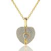 Collar Cao Shi Día de San Valentín Chino Diseño Creativo para Mujer, Corazón que se Abre y Estilo Llamativo, Estilo Chic con Sentido del Diseño, Estilo de Lujo Accesible