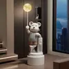 Adornos de Oso Violento Sala de Estar Mueble de TV Sofá Decoración Grande de Pie Hucha Altavoz Bluetooth Regalo de Inauguración