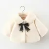 Abrigo de Invierno para Niñas Rantuo 2026 Nueva Moda Infantil Cálido Grueso Chal Capa con Lazo Abrigo Transfronterizo
