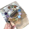 [Qiaoen] Pulsera Duobao de Caramelo de Suerte Natural Polvo de Cinco Elementos Cristal Rosa Diseño Joker Sentido del Diseño Lote de Pulseras