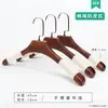 Perchas de Madera Especializadas para Tiendas de Ropa, Estilo Vintage para Ropa de Mujer, Perchas de Hombro Ancho de Gama Alta para Adultos, Pinzas para Pantalones, Al Por Mayor