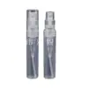 Frasco Borrifador de Plástico Preto 3ml Mililitro Tubo de Perfume Borrifador de Líquido Medicinal Frasco Amostra de Perfume Frasco Dispensador de Orvalho Puro