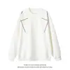 Sudadera de otoño 2026, nueva, moderna, estilo americano, hombros caídos, corte holgado, cleanfit, resistente, deconstruida, manga larga