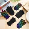 Fábrica de comercio exterior océano diy marcapáginas colorido raspado de papel con forma de raspado decoración navideña para niños raspado al por mayor