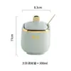 Frasco de Condimento de Lujo Ligero Frasco de Condimento Individual Frasco para Sal Azúcar Doméstico Frasco para Chile Botella para Salsa de Soya Botella para Condimento de Cocina