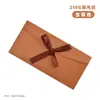 Envelope de laço de fita engrossado Embalagem de presente de aniversário de papel perolado Cartão de saudação Logotipo imprimível Envelope Bolsa Cartão de convite
