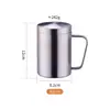 Taza de Acero Inoxidable 304 para el Hogar Anticaídas Taza para Boca Infantil Taza de Leche Taza de Agua para Oficina de Negocios Taza de Café con Tapa