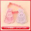 Serie Fantasma Elemento Navideño Molde para Galletas Hombre de Jengibre Dibujo Animado 3D Molde para Galletas Impresión Realista DIY