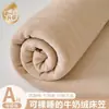 Capa de lençol de cama de veludo de leite espessado para inverno, peça única, adequada para dormitórios, conjunto de lençóis de microfibra, com forro de fleece, protetor de colchão e capa resistente à sujeira