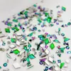 Cristal Austríaco Imitação Esmeralda Base Plana Chanfrada Diamante para Nail Art Huazi 1:1 Joia para Unhas Artísticas de Alta Qualidade com Formato Especial