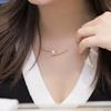 Colar de Gota em Prata S925 para Mulheres, Design de Nicho de Luxo Leve, Estilo Minimalista Simples, Corrente de Clavícula da Moda com Toque de Luxo e Franjas