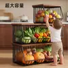 Estante de Almacenamiento para Verduras de Cocina Cesta de Almacenamiento Estante de Verduras de Múltiples Niveles de Pie Cesta de Verduras para el Hogar Estante de Almacenamiento para Condimentos