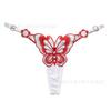 Ropa interior sexual elemento mariposa tanga femenina sexy caliente tentación perspectiva lencería bordada una generación de a42