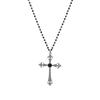 Collar con colgante de cruz de Spice Girl del Milenio, moderno y moderno, estilo punk oscuro para mujer, estilo retro, estilo nicho, dulce y moderno, con cadena de clavícula.
