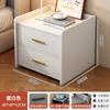 Mesita de noche moderna y sencilla para el hogar, dormitorio, mesita de noche, estante de almacenamiento ligero de lujo, gabinete de almacenamiento de alta gama.
