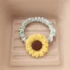 Linda Cuerda para el Cabello de Girasol Goma para el Cabello Estilo Pastoral para Niñas Goma Elástica Cuerda para el Cabello Estilo Bosque Exquisito Pasador Joyería
