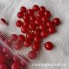 Cuentas colgantes decorativas rojas DIY cuentas sueltas ropa pendientes colgante perlas de imitación venta al por mayor