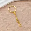 Cadena de Serpiente para Llavero de 25 mm con Colgante Rojo Unidad USB Accesorio Anticolgante Joyería Galvanizada Llavero Cadena Hueso de Serpiente Hebilla de Cintura