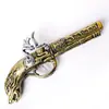 Accesorios de pirata para Halloween mosquete pistola de pirata caribeña juguete pistola de plástico vintage juguete para niños disfraz