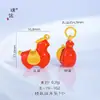 Tienda de Oro Puzuo Mismo Estilo Oro Arena Accesorios DIY Colgante Collar Caballo del Zodiaco para Mujeres Nuevo Estilo Chino Cadena para Clavícula Zodiaco Nacional