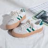 Zapatos Blancos Súper Populares para Mujer Suela Gruesa Primavera y Otoño 2021 Nuevos Zapatos para Mujer Combinan con Todo Tenis Zapatos de Lona Zapatos Casuales