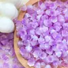 Contas de esmalte colorido cor de orquídea lírio acessórios para roupas 2024 novo pulseira contas de vidro material diy feito à mão