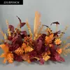 Novo Suporte de Chão para Flores de Casamento 50cm Flores Realistas Decoração de Casamento Arranjo de Flores Palco T Flores para Corredor Flores Artificiais de Casamento