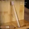 Tubo de Vidro Altamente Transparente para Incenso em Vareta, Agarwood, Sândalo, Incenso em Vareta, Incenso em Vareta com Rolha de Madeira, Recipiente de Incenso para Teste, Recipiente de Incenso
