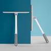 Limpiaparabrisas de Vidrio en Forma de T Giratorio 360 Grados Limpiador de Ventanas Doméstico Herramienta de Limpieza de Vidrio Rasqueta Limpiadora de Baño