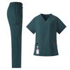 Calça Reta de Cor Sólida de Alta Qualidade com Cintura Alta Elástica, Bolsos Extras Grandes, Calça Cirúrgica para Médicos e Enfermeiros, Calça Feminina