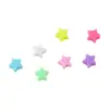 Adornos y Accesorios de Cara Sonriente de Macarrón de Acrílico Estrella de Cinco Puntas Paquete de Materiales Hechos a Mano DIY Accesorios de Cuentas Sueltas para Bisutería