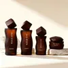 Suministros del Fabricante Empaques para Set de Botellas de Vidrio Cosmético, Botellas de 120ml para Loción y Aceites Esenciales, Botellas de Vidrio Dosificadoras de 30g para Crema
