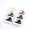 Clip de Agarre Medio Trenzado de Amor Frosty de 4.5 cm Clip Lateral Simple Todo Fósforo Transfronterizo Más Vendido Clip de Tiburón para Cola de Caballo Alta