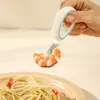 Cuchara para Bebé, Bebé Aprendiendo a Comer, Entrenamiento para Comer de Forma Independiente, Cuchara para Comida Complementaria, Juego Portátil de Tenedor y Cuchara para Niños, Cuchara para Bebé