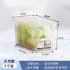 Atacado de fábrica caixa de armazenamento para geladeira caixa de armazenamento grande capacidade plástico transparente espesso com dreno para tempo caixa para manter a frescura geladeira