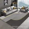 Alfombra de Sala de Estar de Terciopelo de Cristal Estilo Ins Alfombra de Dormitorio para Sofá Mesa de Café Suelo Antideslizante Resistente a la Suciedad Resistente al Desgaste Fácil de Limpiar