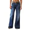 AliExpress 2026 Otoño Ropa Europea y Americana para Mujer Jeans de Mezclilla Moda Sencilla Pierna Recta Jeans de Micro Campana Versátiles Adelgazantes