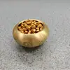 Cazuela del Tesoro Nueve Fuegos Púrpuras de Latón Decoración de Entrada de Sala de Estar Adorno Cazuela para Reunir Fortuna Decoración de Escritorio de Oficina en Casa