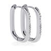 Anillo de pigmento dorado estilo frío hebilla de oreja de titanio pulido joyería nuevo de moda transfronteriza acero inoxidable diamante de lodo pendiente de oreja