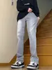 Vibras Streetwear Americano Jeans Gris Ahumado para Hombre Nuevo Estilo 2026 Marca de Moda Versátiles Lavados Vintage Pantalones Ropa para Hombre