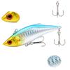Venta al por mayor de fábrica 6 colores capa de natación completa Señuelo artificial Luya VIB 8cm/11.8g cebo de pesca biónico de plástico