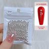 Prego Bola de Aço Mini Tamanho Pequeno 0.6mm Prata Bola Dourada Não Desbota DIY Decoração de Unhas Jóias de Unhas