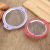 Rejillas de Plástico para Aceite de Cocina Doméstica Rejillas para Harina Leche de Soya Malla Redonda Recta Rejillas de Plástico para Aceite Borde de Color de Doble Asa Rejillas para Aceite