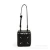 Bolso Pequeño de Forma Cuadrada con Textura de Gama Alta para Mujer, Nuevo Bolso Cuadrado Pequeño de Cuero con Cera de Aceite de Moda 2026, Bolso Cruzado para Viajes de Otoño e Invierno