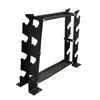 Venda Direta de Fábrica Popular Transfronteiriça Mini Rack de Halteres de Camada Dupla Rack de Armazenamento para Casa Ginásio de Duas Camadas Vertical Fixo