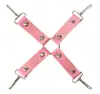 Juego de Ocho Piezas Qing Ge Sm Bondage Juguetes Sexuales de Cuero para Parejas y Adultos, Restricción Alternativa y Productos de Entrenamiento para Adultos