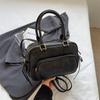Mochila Vintage Feminina Outono 2024 Nova Moda Coreia do Sul Maleta Portátil Grande Capacidade Bolsa de Ombro