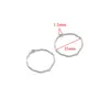 Acero Inoxidable Transfronterizo Presión de Aceite Geométrico Colgante Anillo de Forma Especial Hueco Colgante Collar de Bricolaje Pendientes Accesorios de Joyería Venta al por Mayor